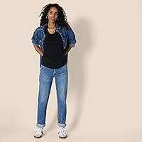 Vista 4 de Yaxa Essentials Top sin mangas de ajuste regular para mujer 100% algodón