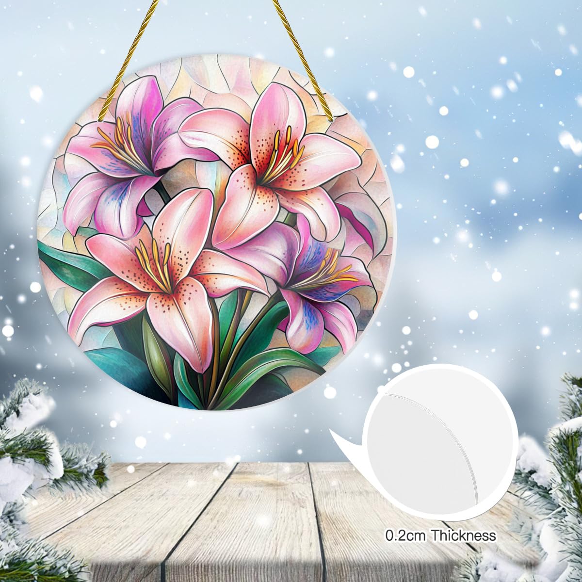 SALE‼️ウィストミンスター クリスタルアート 94×44cm Amazon.com: Vextrovia Stained Glass Flower Motifs, Hand Painted