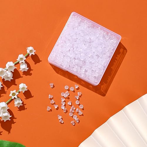 Miniatura 33 de Parte trasera de goma para aretes de goma suave y transparente para tachuelas, aretes de silicona hipoalergénica, tapón de repuesto para mujeres
