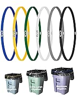 Vista 8 de Bandas para Bote de Basura Diseño Cord Lord Ajustables Grandes Bandas de Goma para Bote de Basura Se Ajustan a Botes de Basura de 8-33 Galones