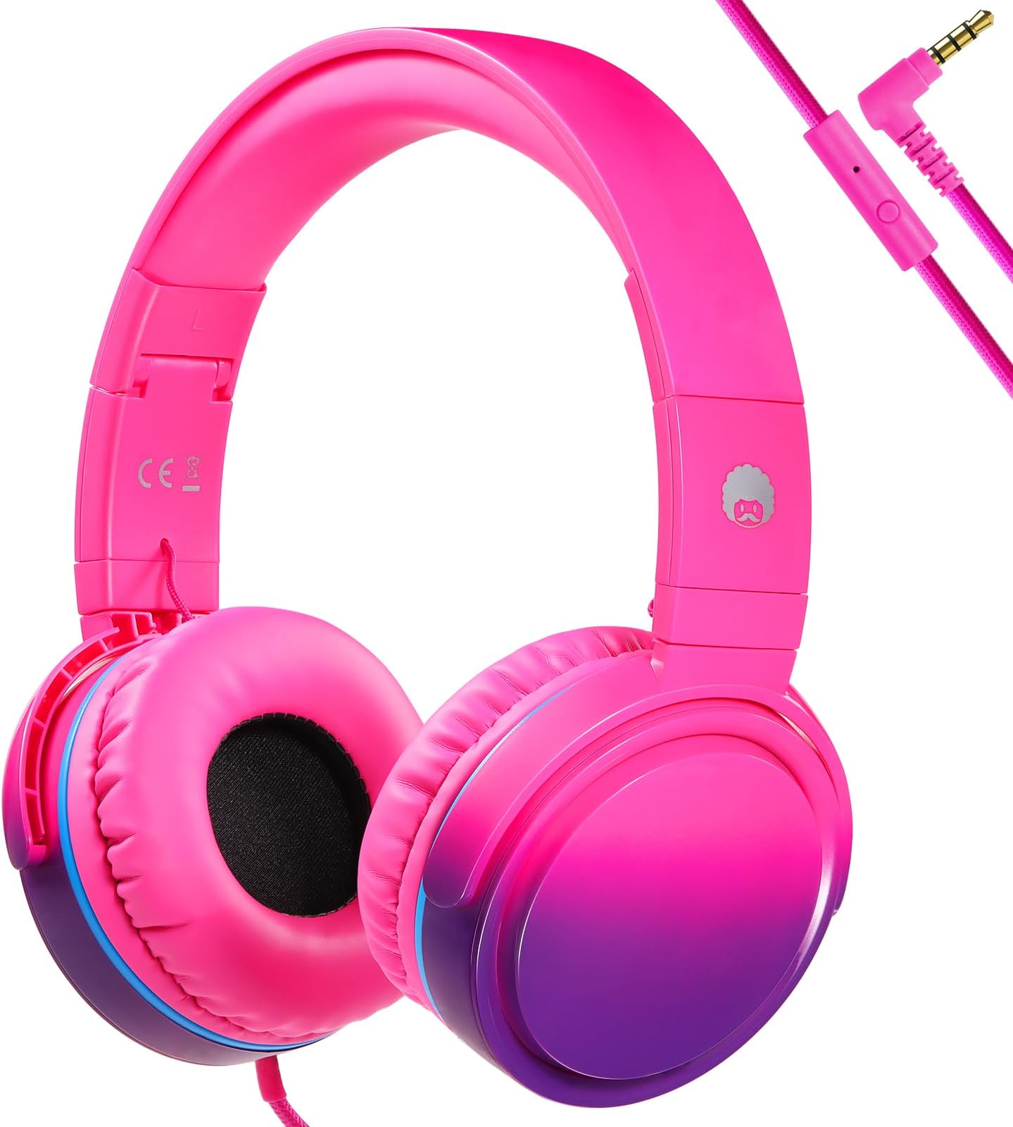 LilGadgets Connect+ Girls Headphones for School Wired with