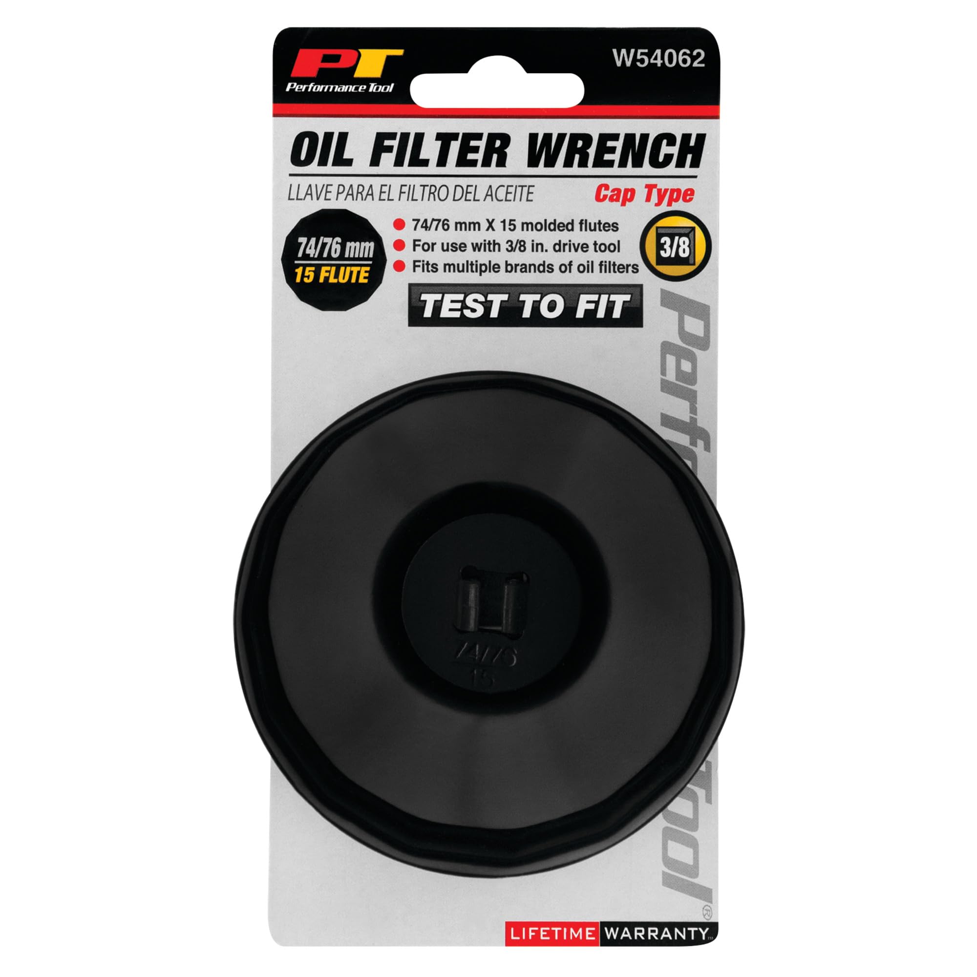 Amazon.com: Performance Tool W54062 Oil Filter Cap Wrench 74/76mm