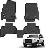 Vista 21 de Auxko Alfombrilla de carga para todo tipo de clima, apta para Toyota 4Runner 2025 de 5 plazas, versión de gasolina, forro de elastómero