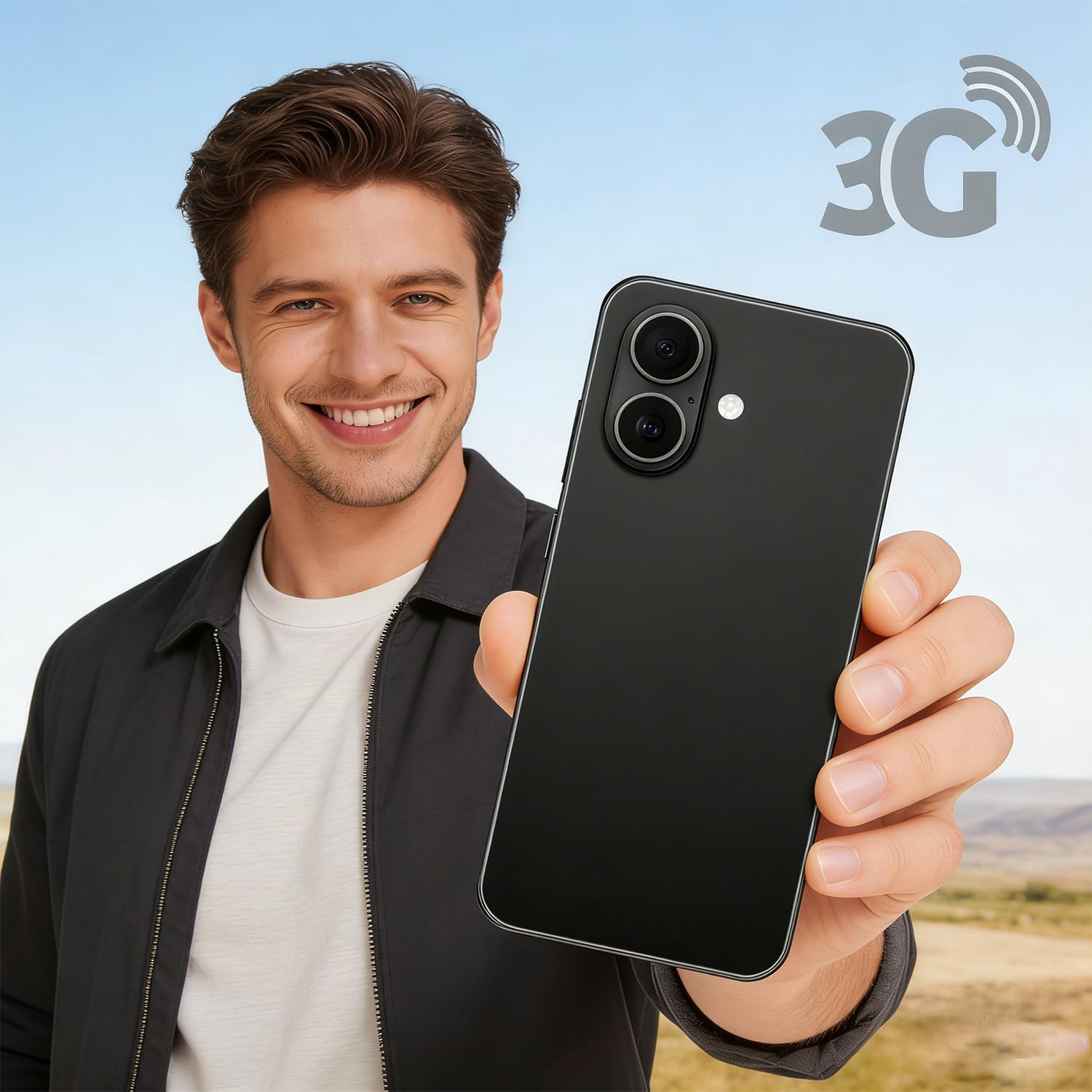 Smartphone Económico con Pantalla HD Incell 5.0", 2GB RAM 16GB ROM, Android 9.0, Carga Tipo C, Batería 3500mAh, Desbloqueo Facial, Teléfono Móvil Dual SIM (Green)