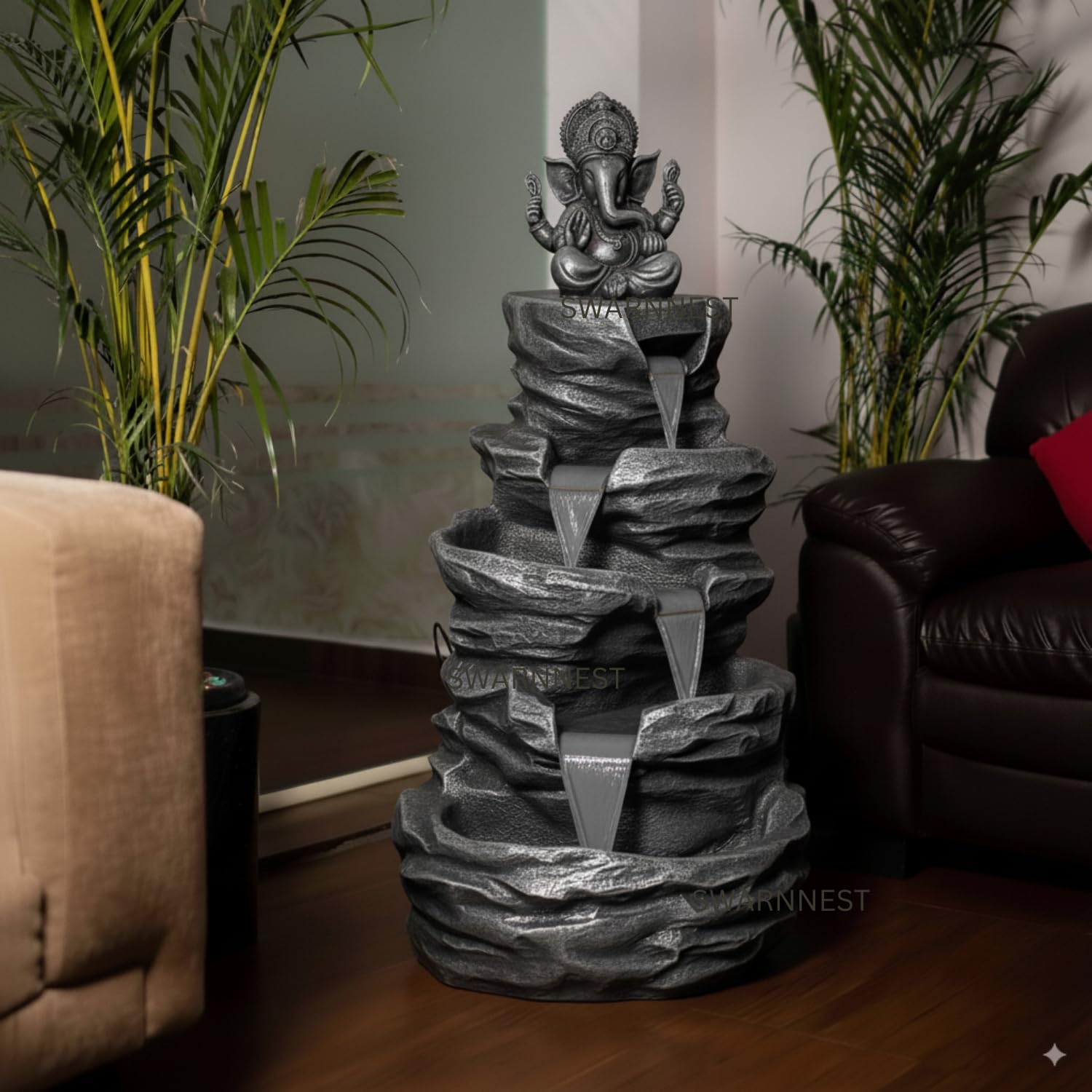 Tiered Buddha Water Fountain for Home, Office, Living Room, Garden Large Size - 4 FT (Style-1)-image-38