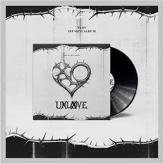 エックスラブ XLOV UXLXVE 1st Mini Album アルバム LP Vinyl レコード Version with Tracking Sealed 韓国発