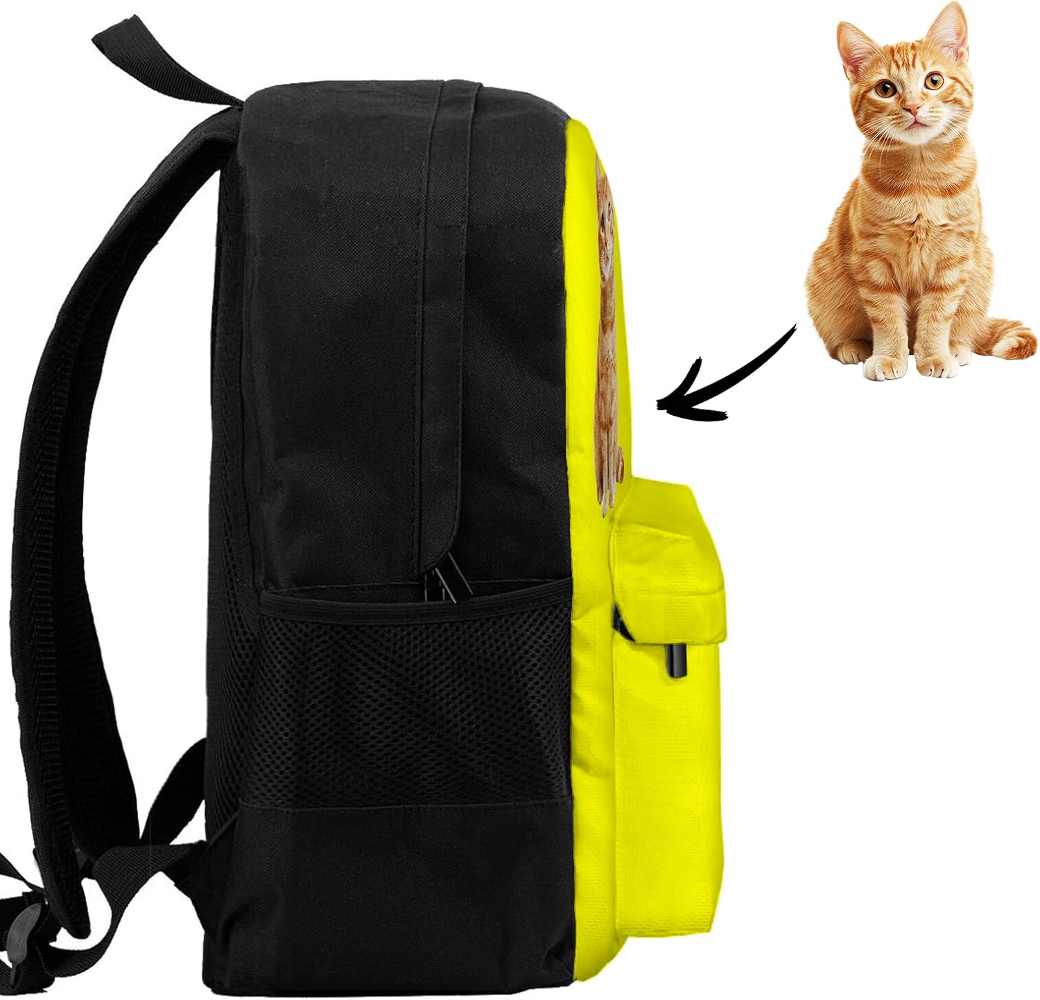 Custom Backpack Large-Capacity for Boys Girls Personalized Laptop Bags Customize Casual Travel Laptop Backpack for Unisex Customized Bookbags Design Your Own Photo Text Logo Custom Bookbag