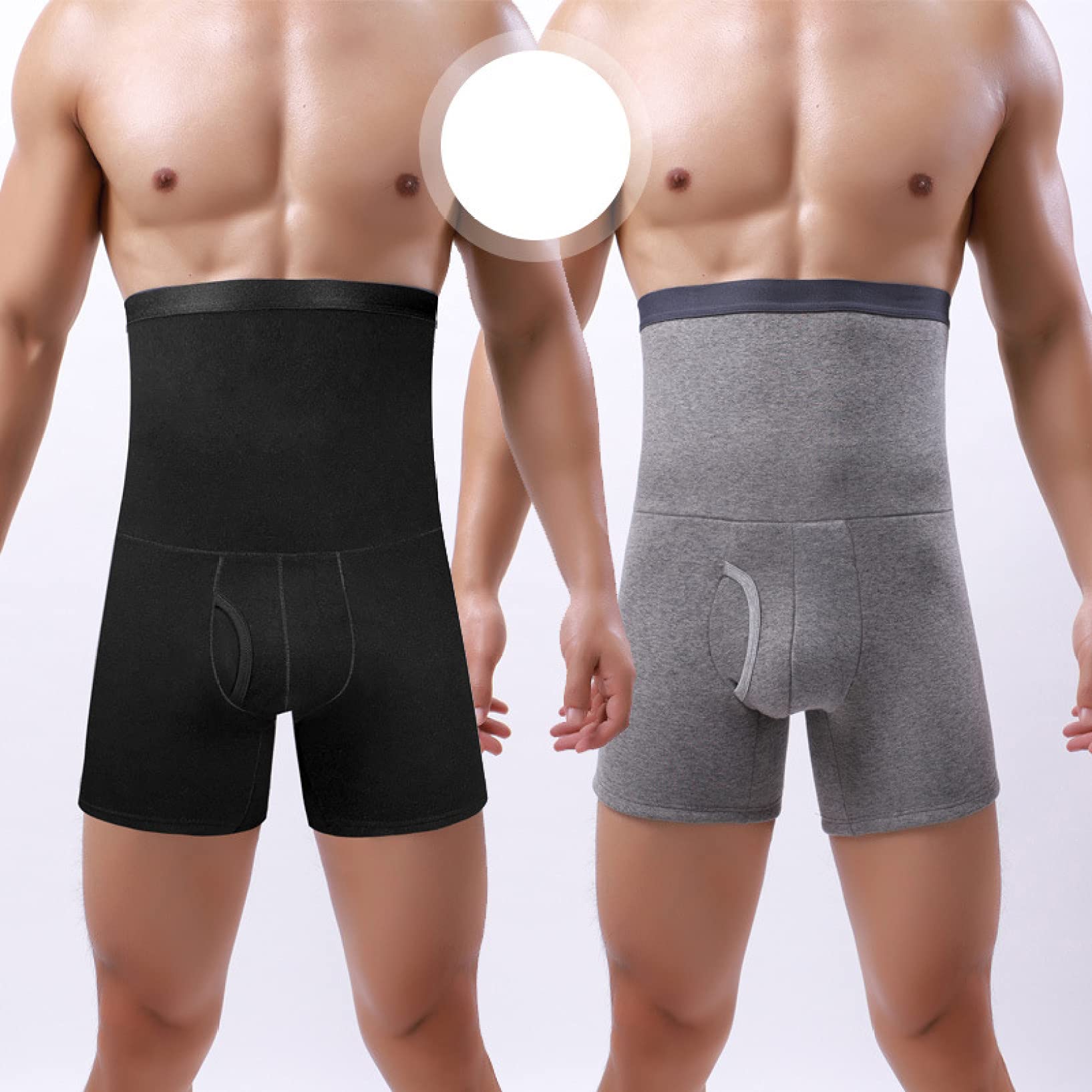 męskie bokserki shapewear, wyszczuplają uda urządzenie do modelowania sylwetki hi-talia butt booster ciepła bielizna na zimę