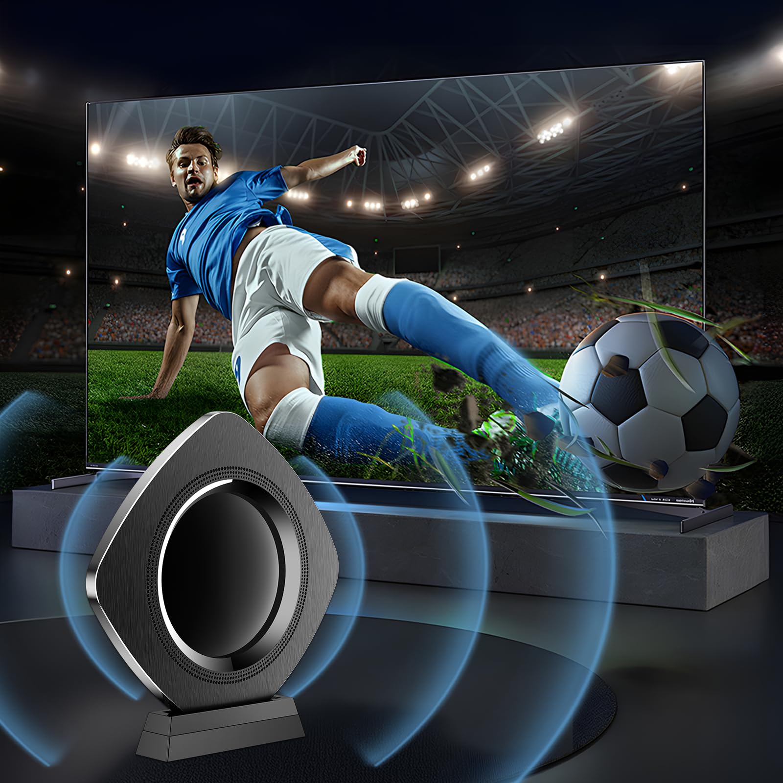 Antena de TV para interiores más fuerte de hasta 5500 millas de alcance, la mejor antena digital 2026 para Smart TV al aire libre, antena HDTV amplificada, canales locales de 38 pies, compatible con