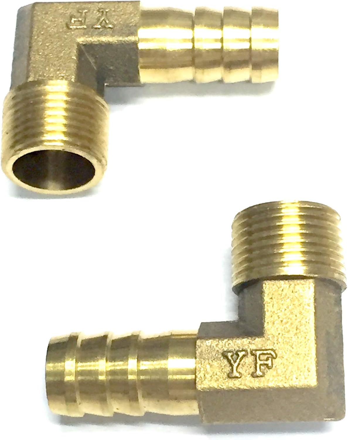 Veda 2pecs 90 Degree Elbow 12mm to 3/8″ BSP Thread Solid Brass Hose