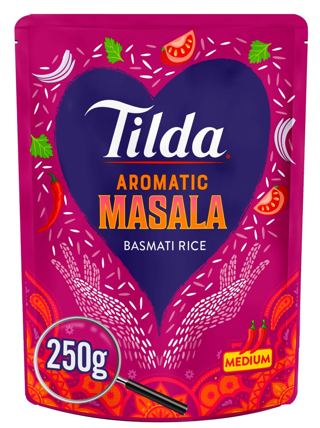 Tilda Microwave Masala Basmati Rice, 250g