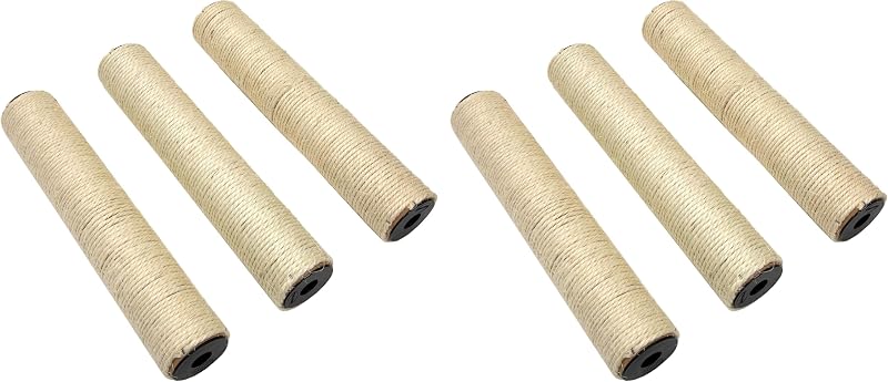 Poste Arranhador de Sisal para Reposição Kitty City Compatível com Playsets, Pacote com 2