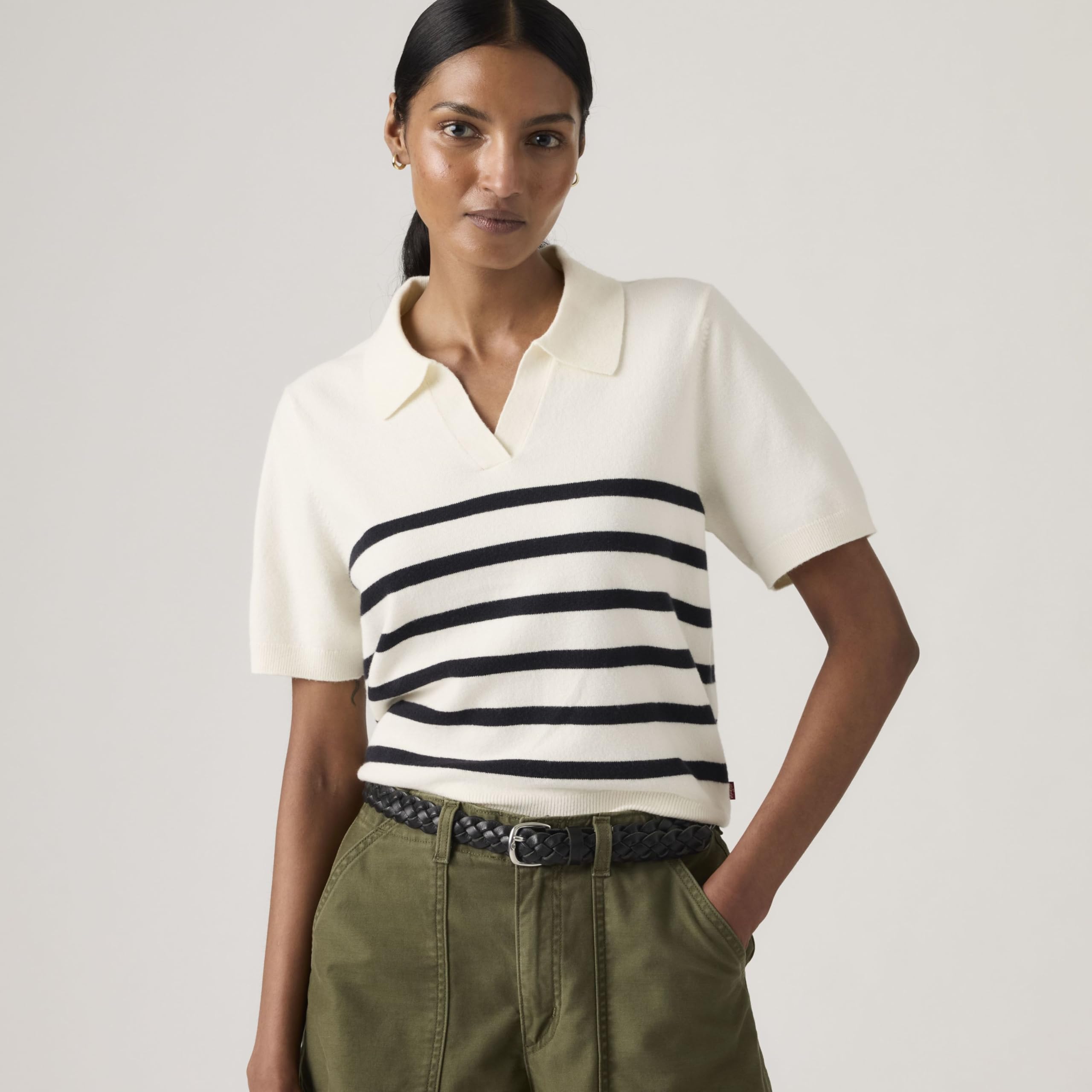 Levi's Super Soft Polo Sweater Pullover Donna
