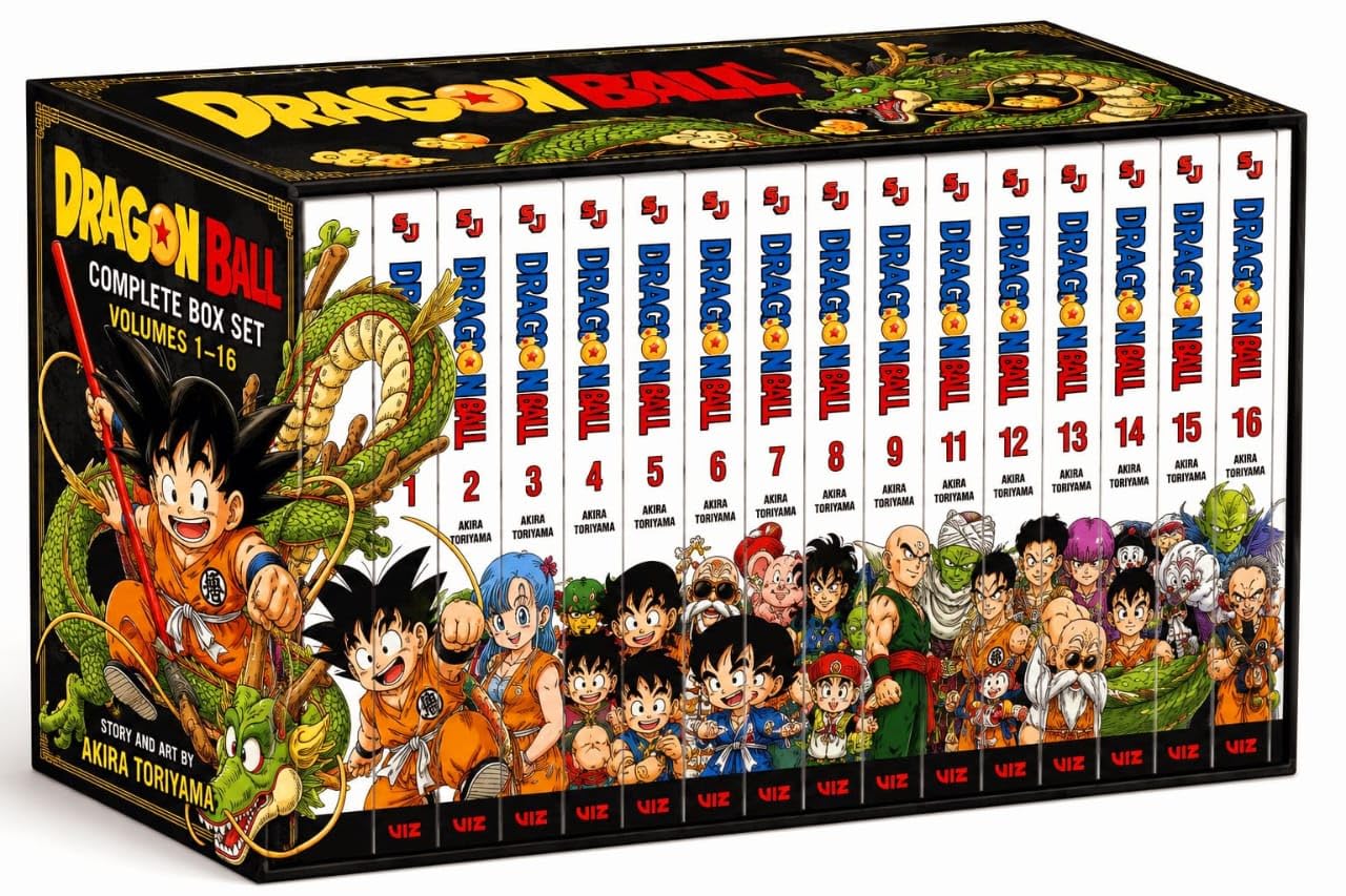 Dragon Ball Complete Manga Box Set Volumes 1-16 Collection