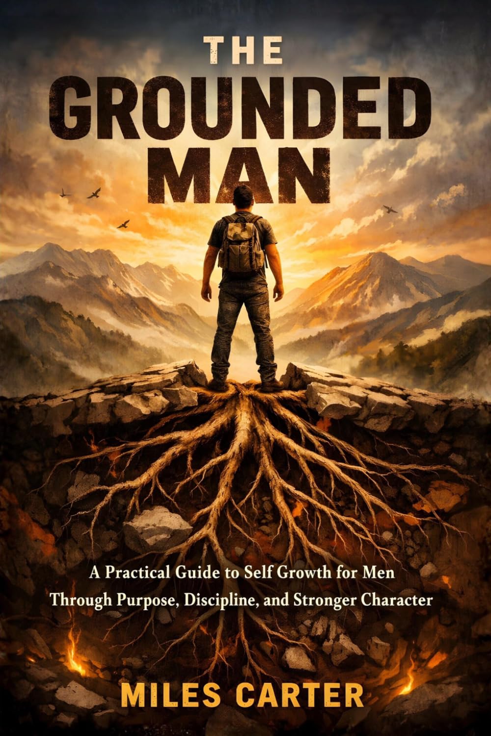The Grounded Man: A Practical Guide to Self Growth for Men Through Purpose, Discipline, and Stronger Character