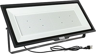 Gopretty 800W LED Flood Light, Outdoor Waterproof IP66 with Plug, 6000K Daylight White Super Bright Security Floodlight for Yard, Garden, Garages