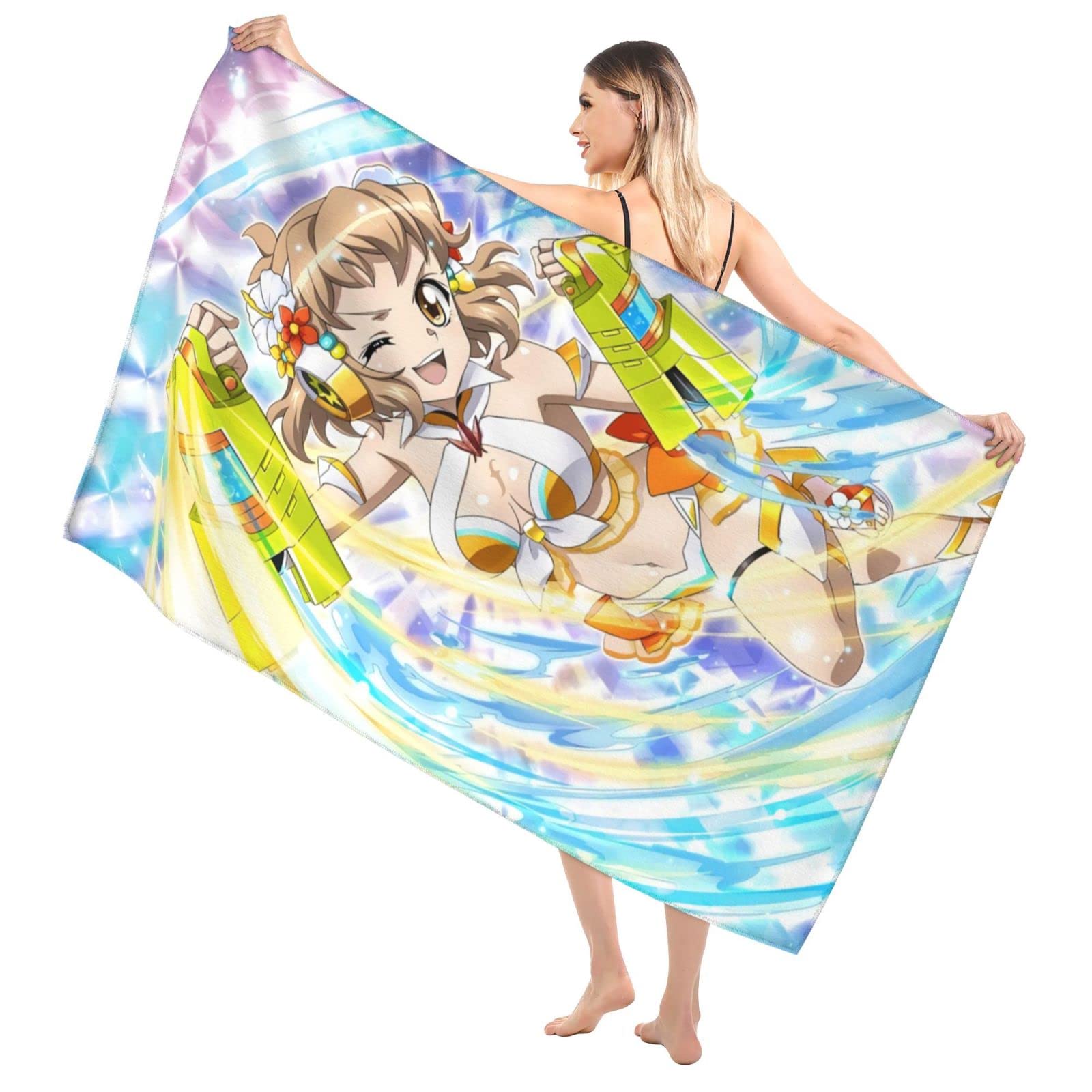 Amazon｜戦姫絶唱シンフォギア 立花 響 バスタオル ホテル仕様 大判 80
