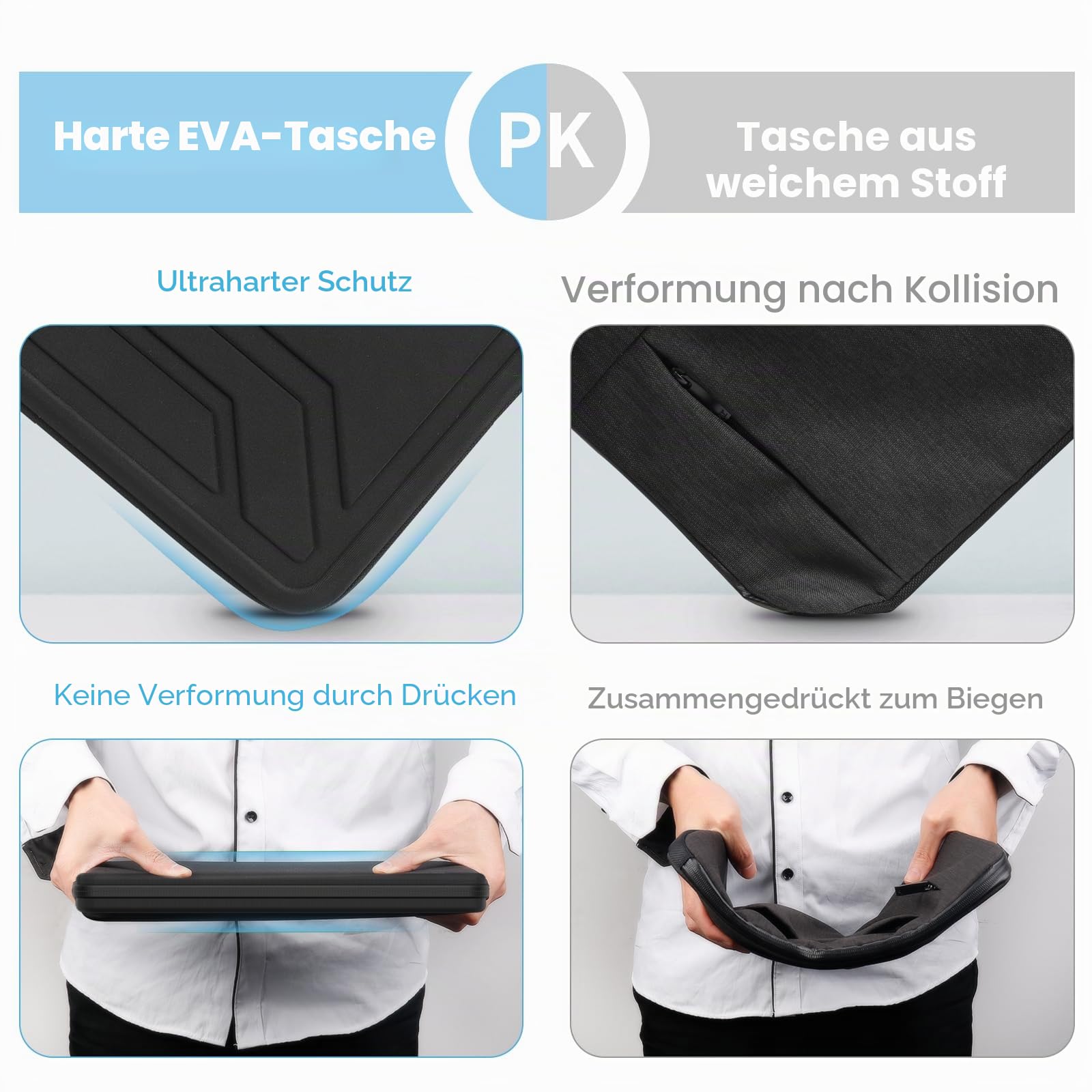 Smatree 16 Zoll Laptop Hülle für Alienware X16, Alienware m16 Gaming Laptop, Harte Schutzhülle Tasche, Schlanke Tragetasche, Wasserabweisend（Nicht kompatibel mit Alienware m16 R2）
