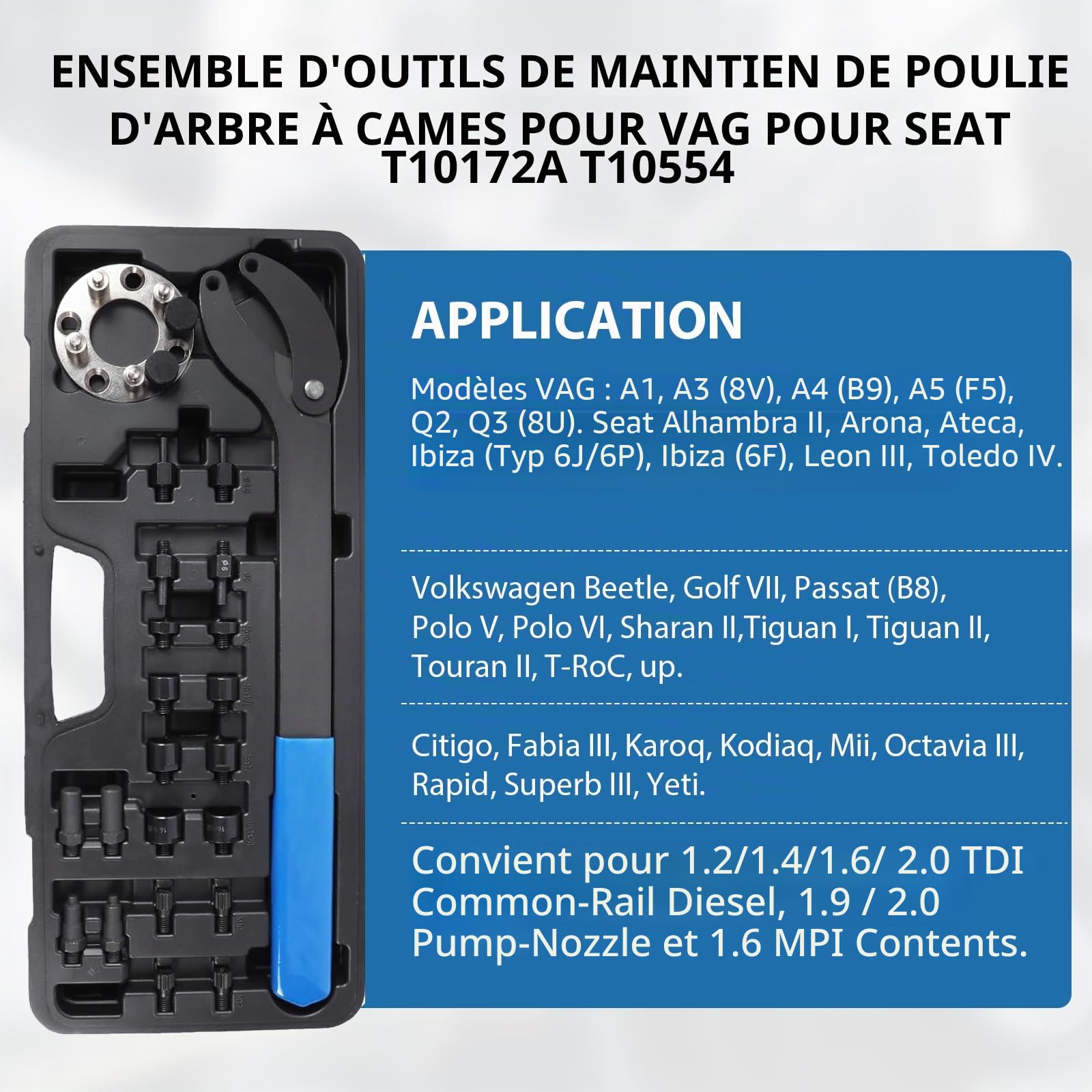 Outil de retenue pour Arbre à cames, Outils pour Arbres à Cames Moteur
