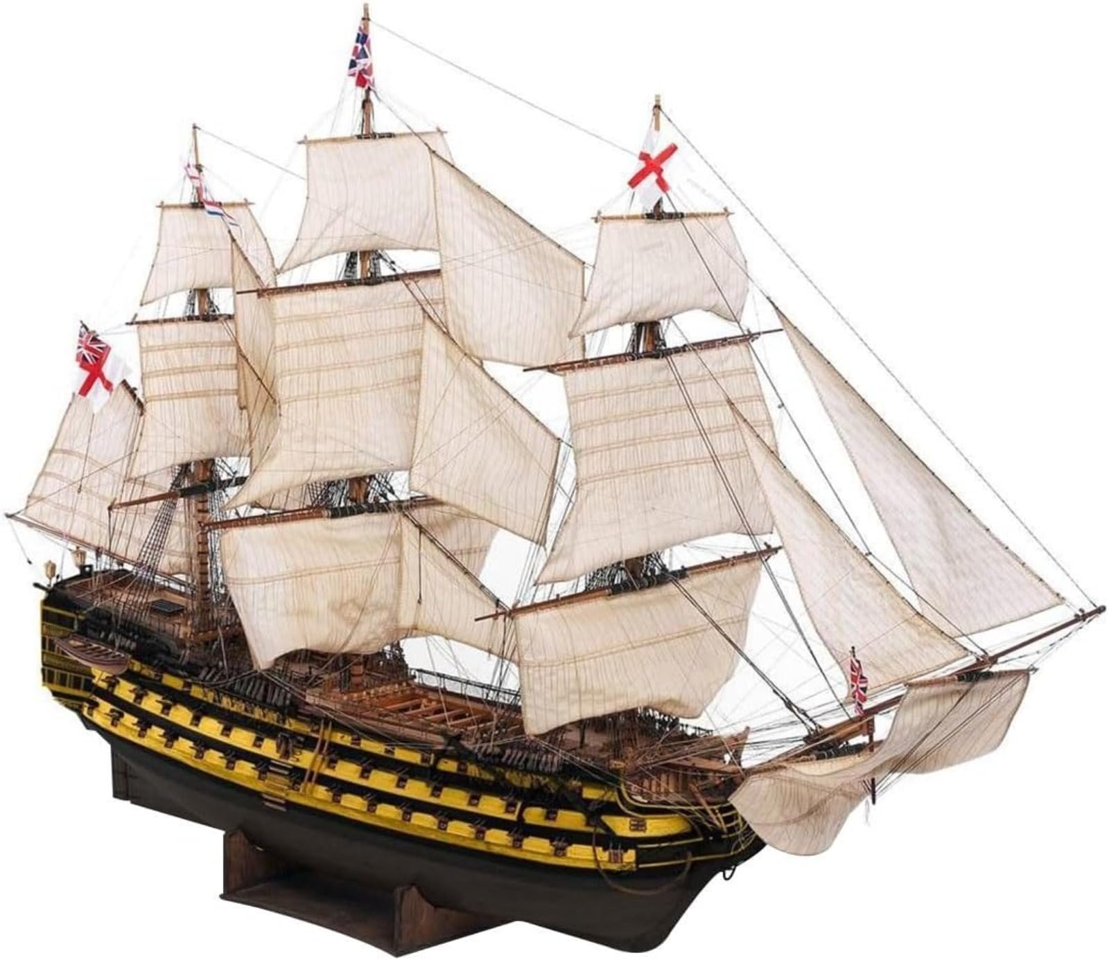 Victory - Kit di modellini in legno fai da te 3D a forma di barca a vela, kit per la costruzione di navi da guerra in scala per adulti e hobbisti