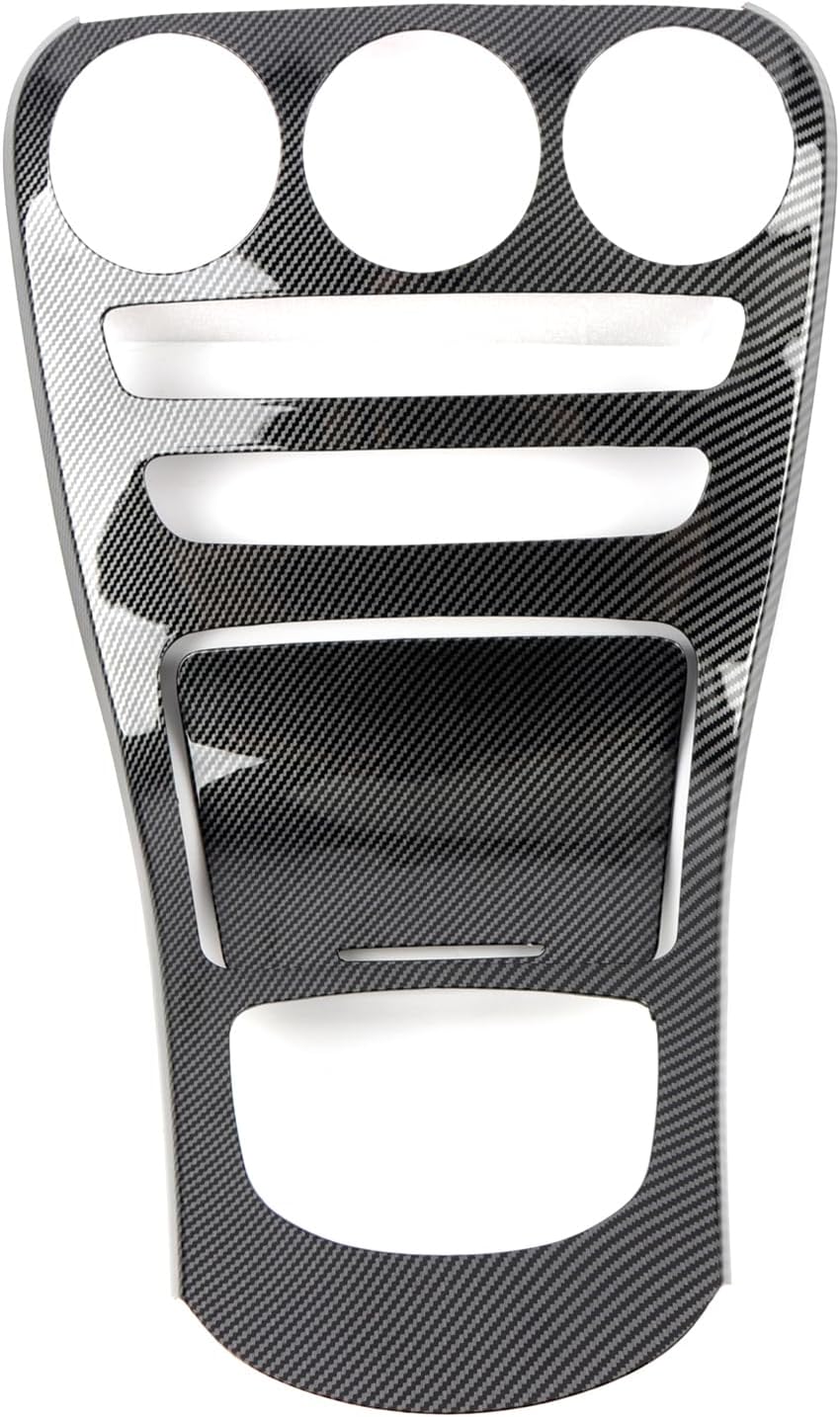 HIGH FLYING for Mercedes-Benz GLC 300/AMG GLC 43 GLC 63 2020-2022 Center Console Shift Gear Panel Cover Decor Trim ABS Carbon Fiber Style 2pcs