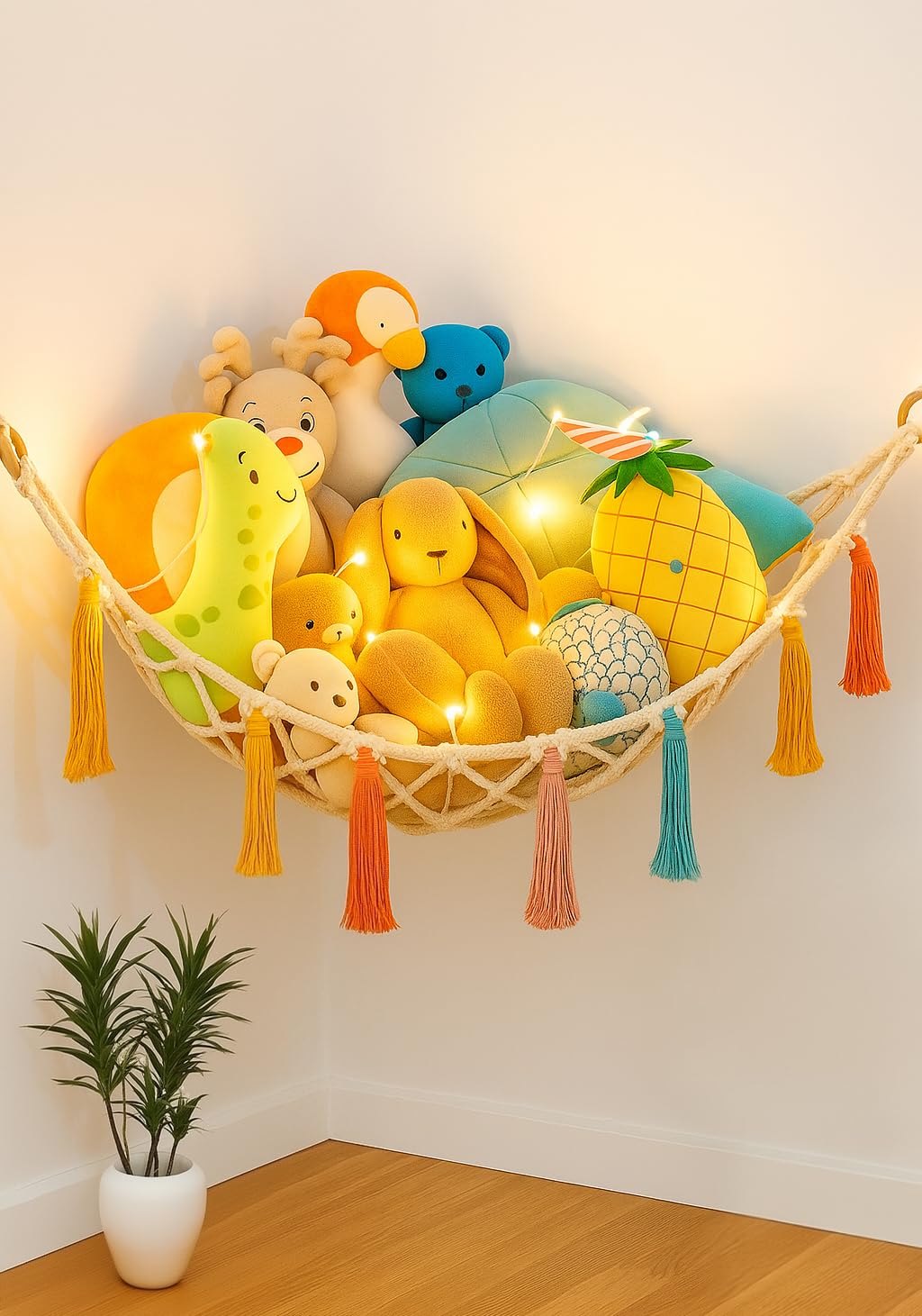 CreativeBuzz Toy Storage Organiser | Toy Organizer For Kids | Kids Room Decoration Items | Stuffed Toys Organizer | Hammock For Toys | Net Holder For Soft Toys | Jambo Large, Kids Room, Nursery Kids CreativeBuzz Toy Storage Organiser | Toy Organizer For Kids | Kids Room Decoration Items | Stuffed Toys Organizer | Hammock For Toys | Net Holder For Soft Toys | Jambo Large, Kids Room, Nursery Kids