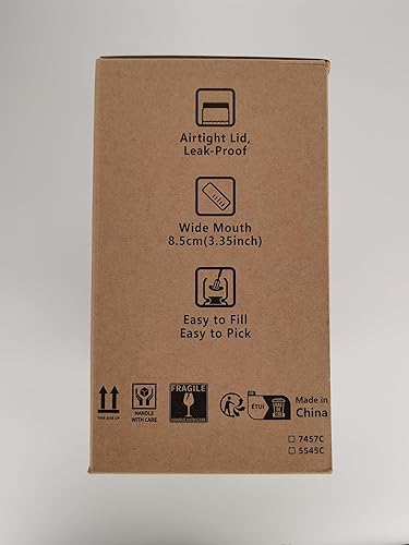 Miniatura 10 de Homnoble Tarro de pepinillos, tarro de reloj de arena de pepinillos y aceitunas, separador de jugo de pepinillos de húmedo y seco, tapa de ABS de