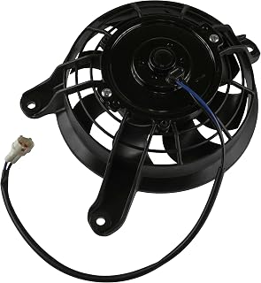 Caltric Radiator Fan Blower with Shroud Compatible with Yamaha Raptor 700 700R YFM700R 2013-2023