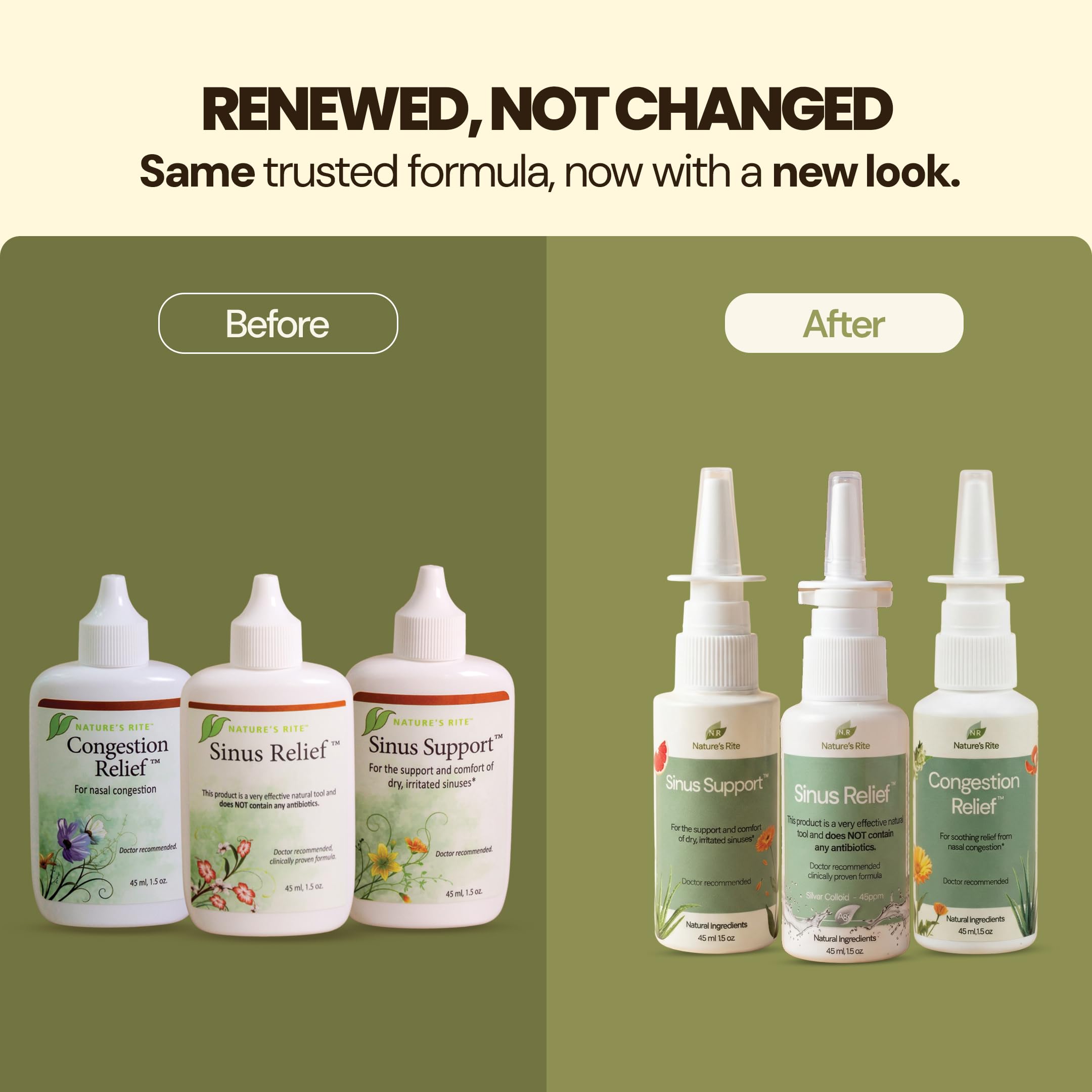 Natures Rite Sinus Trilogy™, 3 Bottle Package, 1.5 oz. (45 mL) Each – Portable, All-Natural Sinus Spray – Non-Addictive Relief for Allergy & Pollution Irritation – Moisturizes & Soothes Sinus Tissue — Amazon image 3