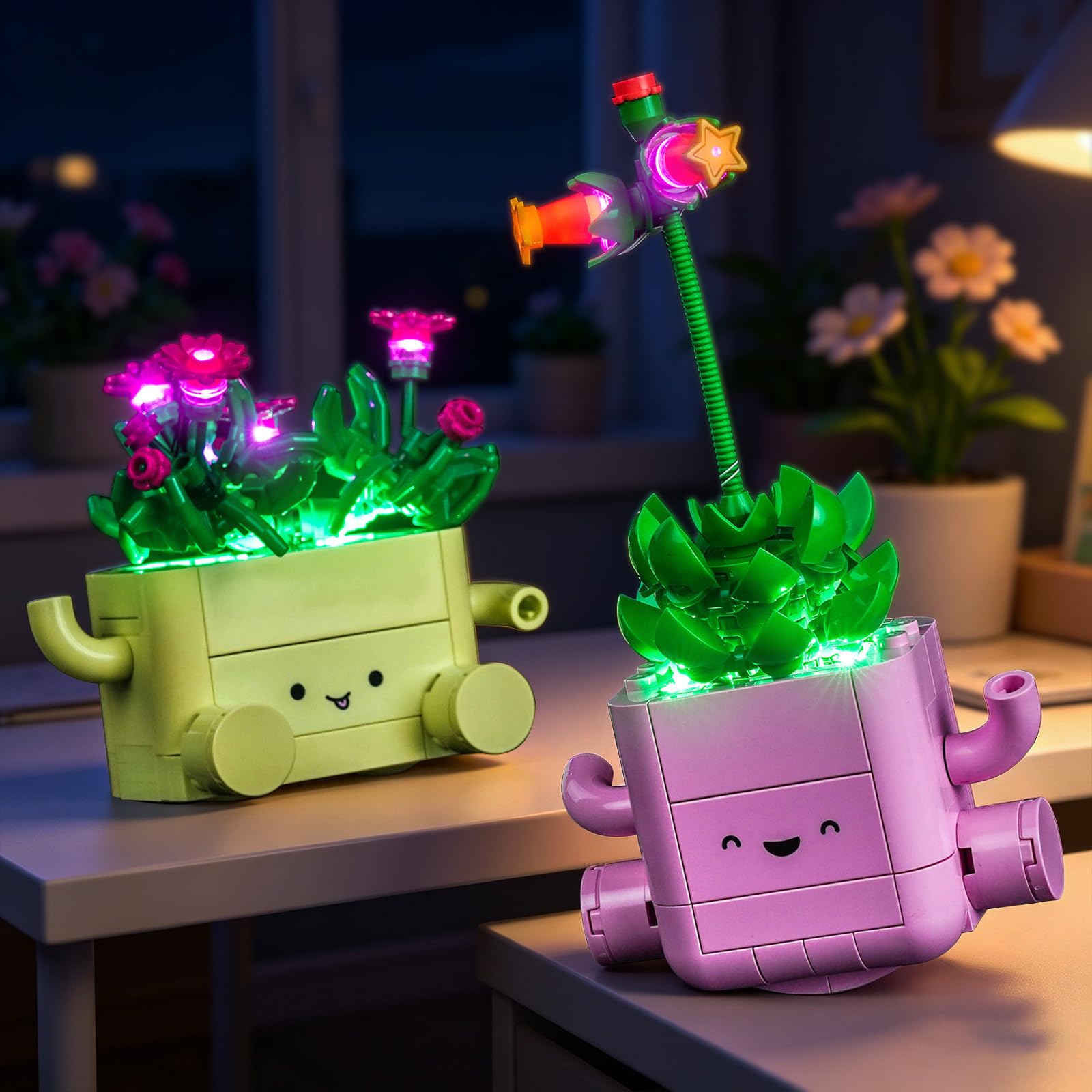 Light Kit Compatible with Lego 11506 Rocking Plants (No Model), Decoration Lighting Set Compatible with Lego Rocking Plantst Blocks Model
