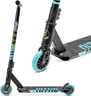 Movino Stunt Scooter Roller Professioneller Freestyle Roller ABEC 9 Kickscooter mit 100mm Rad 6061 Aluminium-Deck, Tragfähigkeit: 100 kg