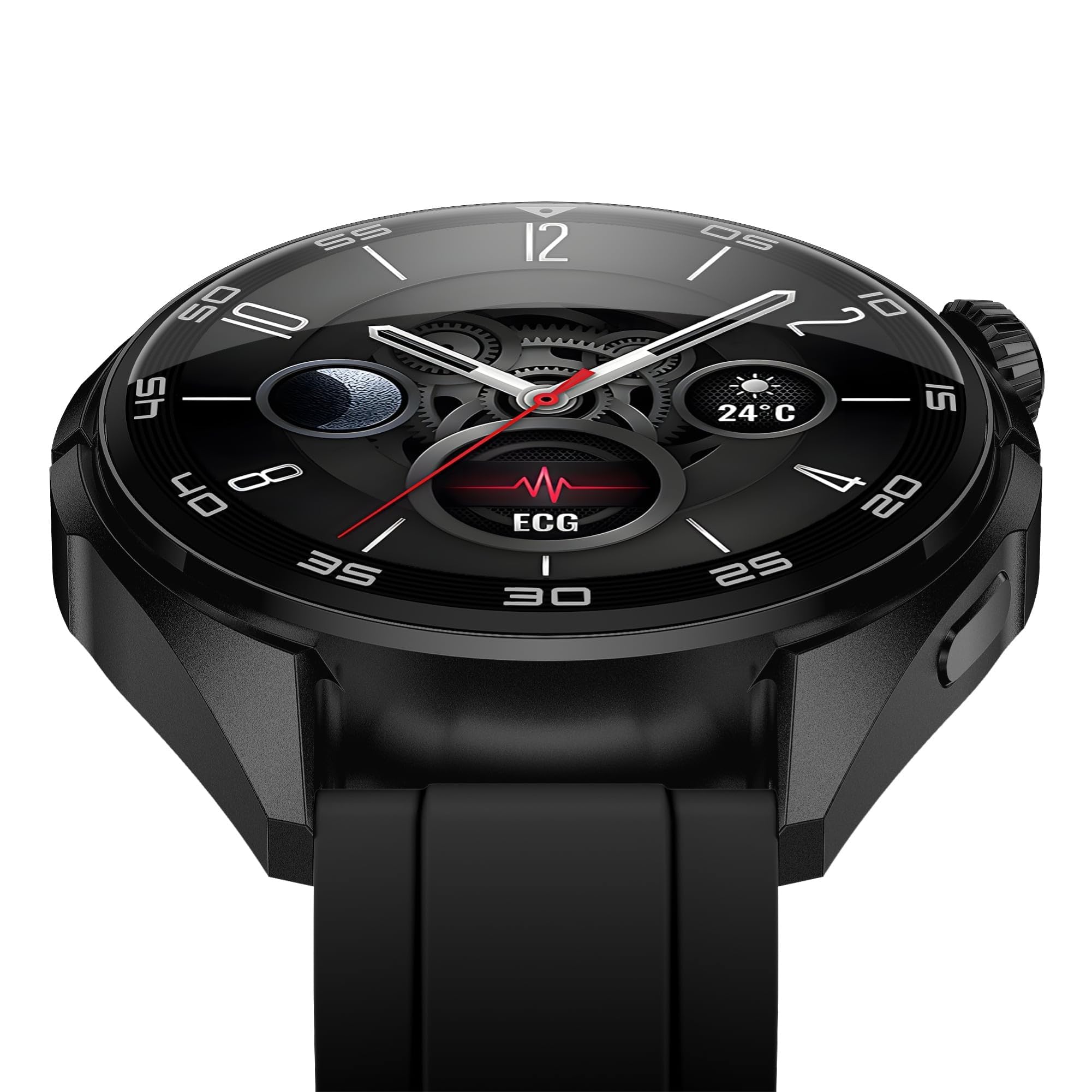 Nilox, Trailpro con GPS Integrado, Smartwatch para Mujer y Hombre con Salud, Monitoreo de Fitness y Notificaciones, Resistente al Agua y al Polvo, Compatible con Android e iOS