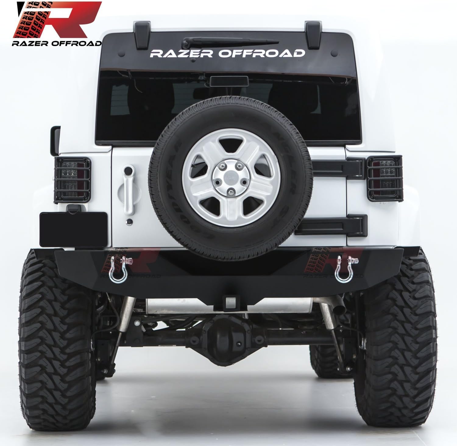 Amazon.com: Razer Auto Rock Crawler Rear Bumper With Two 4.75 Ton With ...