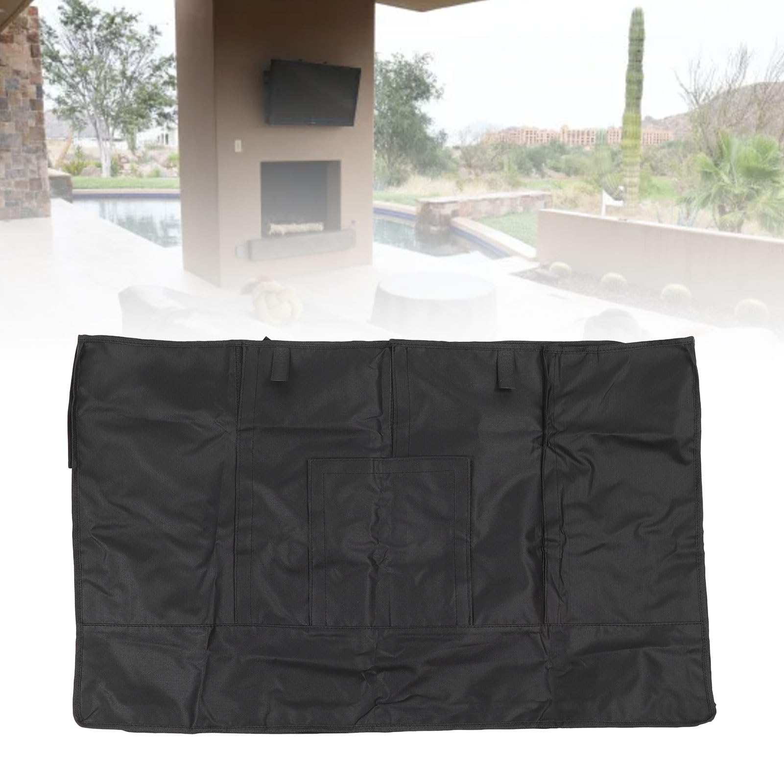 Emoshayoga Copertura TV Esterna Resistente Alle Intemperie Protezione Solare per Display per Piscina da Cortile PVC 600D (40-43 pollici)