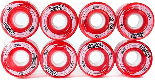 Miniatura 7 de Ruedas de patines para exteriores o interiores, 2.283in, 1.260in, 82 A, juego de 8