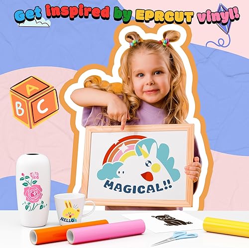 Miniatura 3 de Rollo de vinilo permanente blanco para Cricut, vinilo adhesivo blanco brillante de 12 pulgadas x 15 pies para decoraciones diarias, regalos de