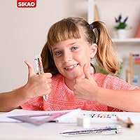 Vista 6 de Bolígrafos multicolores: paquete de 6 bolígrafos divertidos de arcoíris, premios para niños, bolsas de regalo, regalos de Navidad y fiesta