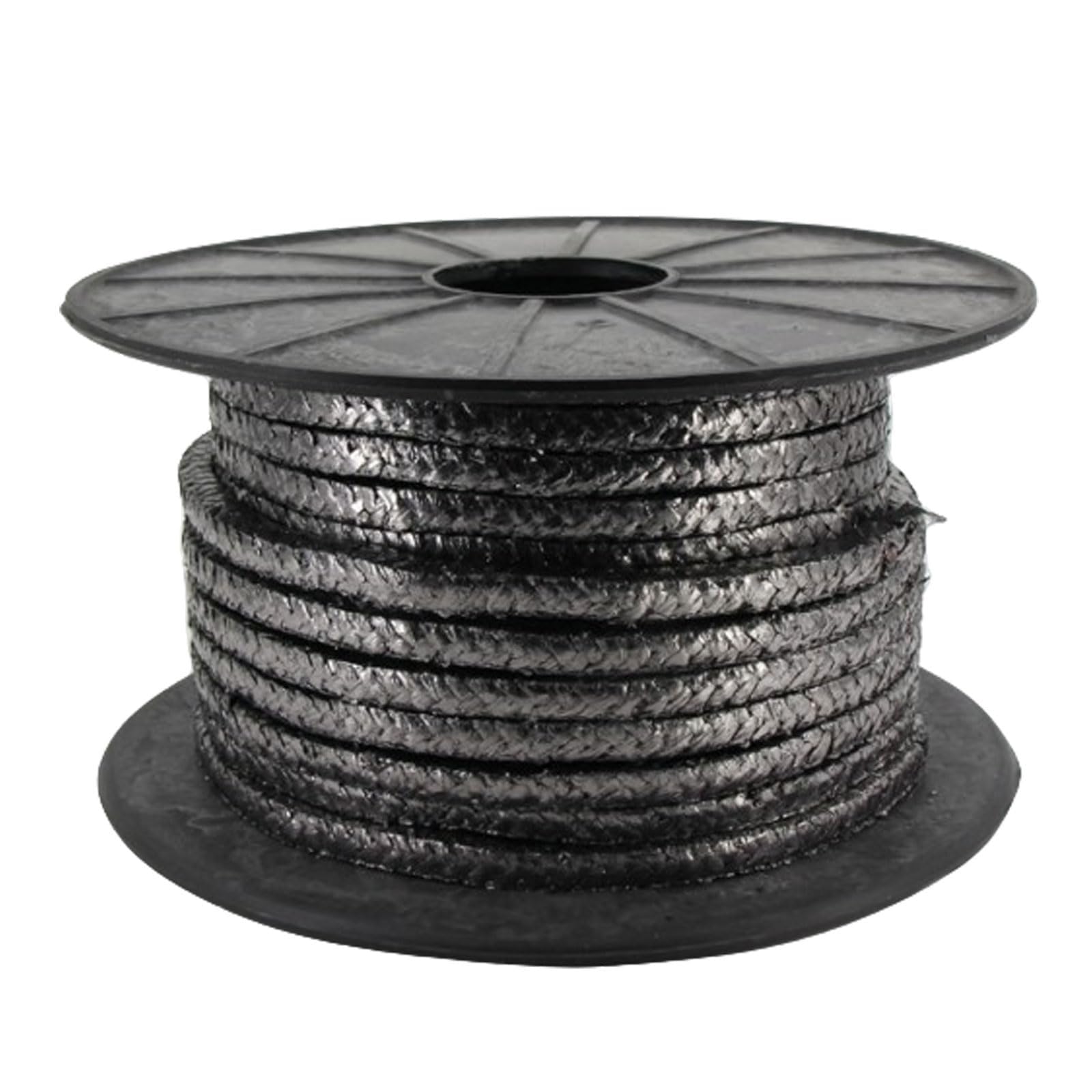 Geflochtene Graphit-Dichtung 3-30mm Breite, Flexibel für Pumpenpackung/Ventilspindel/Mechanische Dichtung(8 * 8 * 1000mm)