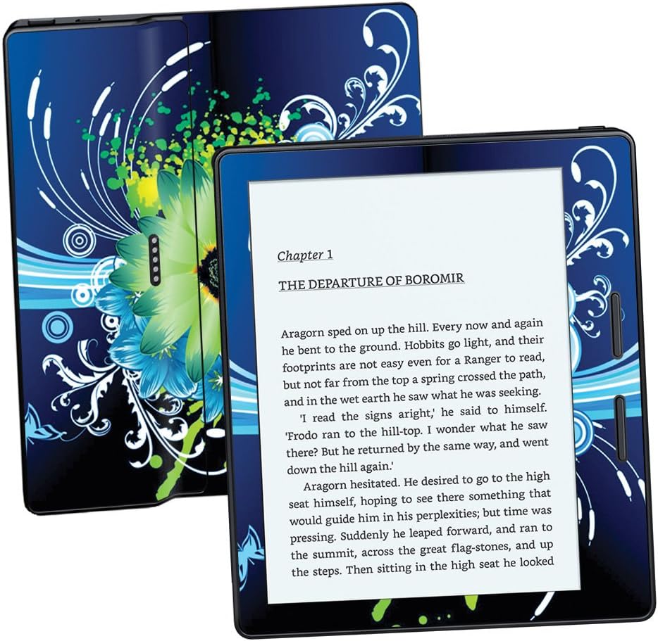 MightySkins Skin Compatible with Amazon Kindle Oasis 6" (8th Gen) - Flower Explosion | Protective, Durable, and Unique Vinyl Decal wrap Cover | Easy to Apply, Remove | Made in The USA