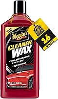 Meguiar's Cleaner Wax Liquid 16oz - One-Step Car Wax Cleans, Polishes & Protects Glossy Paint for High Gloss Shine