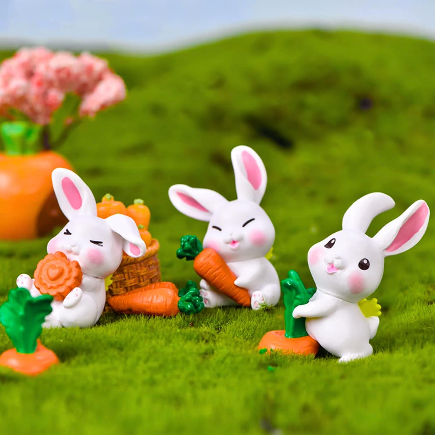 VAYINATO® 3 Pcs Mini Cute Rabbit Figure (Random Style) For Aquarium Fish Tank Landscape | Cute & Lifelike Ornaments for a Magical Underwater World Suitable for Car Dashboard & Desktop By Petzlifeworld (B0D97XFVR8) Amazon Price History, Amazon Price Tracker