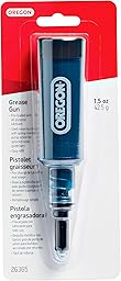 Oregon Grease Gun for Chainsaws, Pre Loaded All Purpose Lubricant, Easy Refill, Universal for Most Makes/Models of Saw Chains and Cutters (26365)