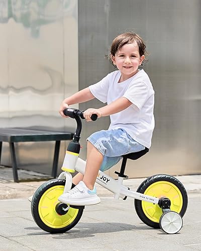 Miniatura 6 de UBRAVOO Triciclos de equitación Trike to Bike para niños y niñas de 2 a 5, Fit 'n Joy Bicicleta de equilibrio para niños con pedales y ruedas de