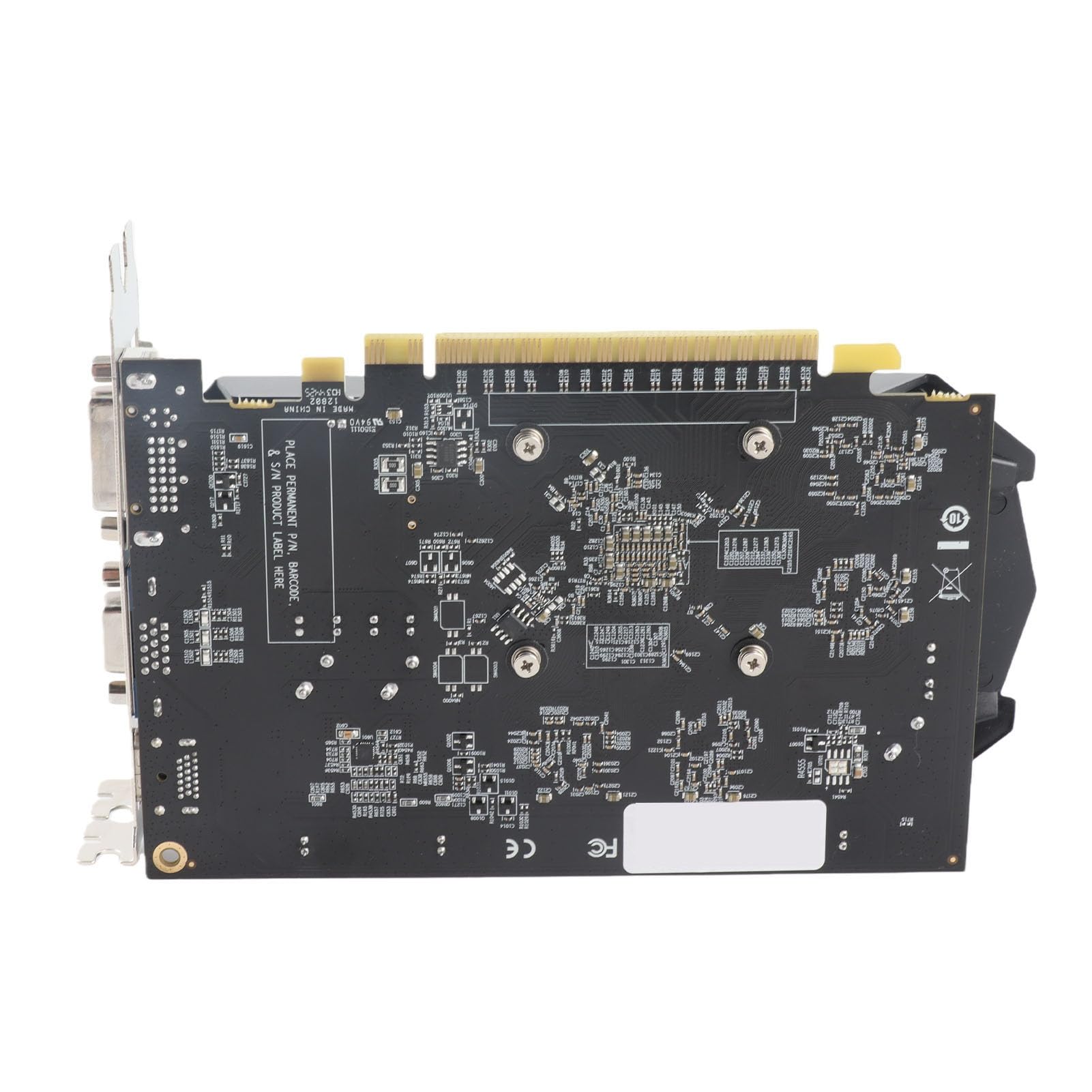 Scheda Grafica 4GB GDDR5, HD7670 Affidabile 128 Bit PCIe Uscita Video per Desktop Gaming Ufficio DVI VGA Profilo Basso 1 Pezzo