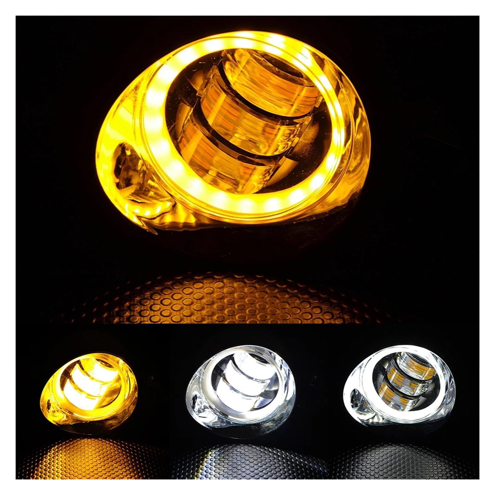 Spotlight Per Cruiser Per Chopper Per Cafe Per Racer Per Faro Anteriore Per Motocicletta Cromato Da 4'' 25W Lampada Fendinebbia A LED Retrò