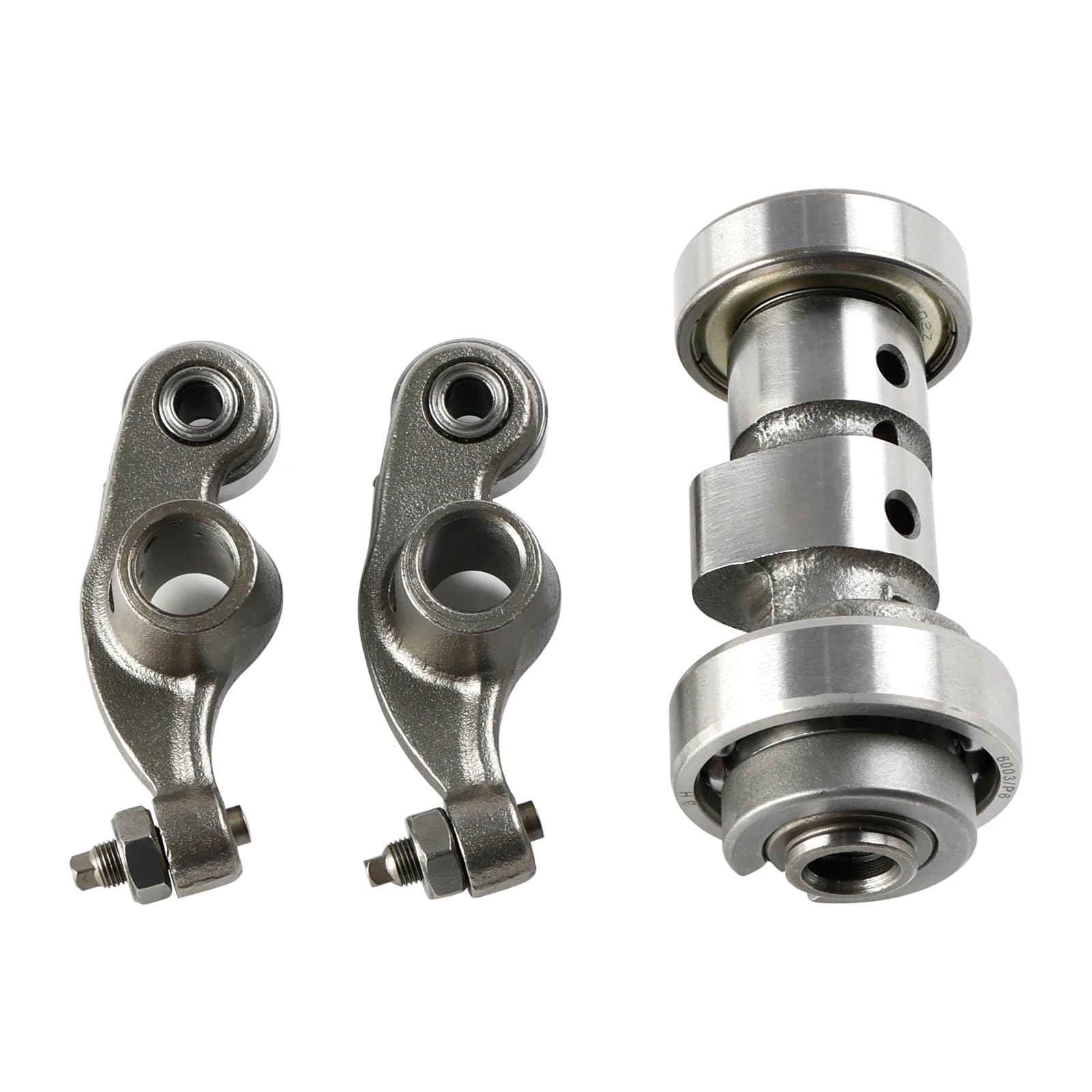 Zestaw popychaczy wahacza do Yamaha TTR125 TTR125L TTR125E TTR125LE 2003-2022: Wałek rozrządu wahacza Czapka wahacza Popychacz