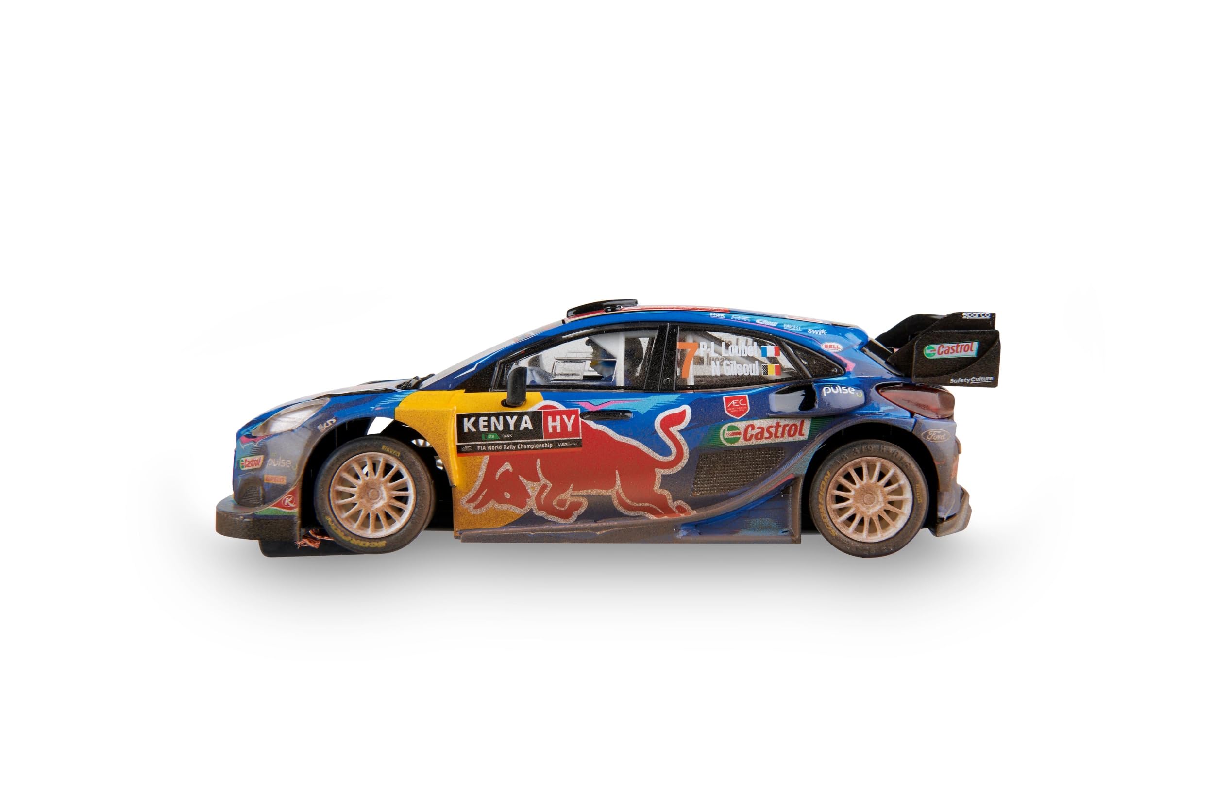 SCALEXTRIC - Coche de Carreras Original - Coche Slot Escala 1:32 (Ford Puma WRC - Kenya Mud Effect) — view 3