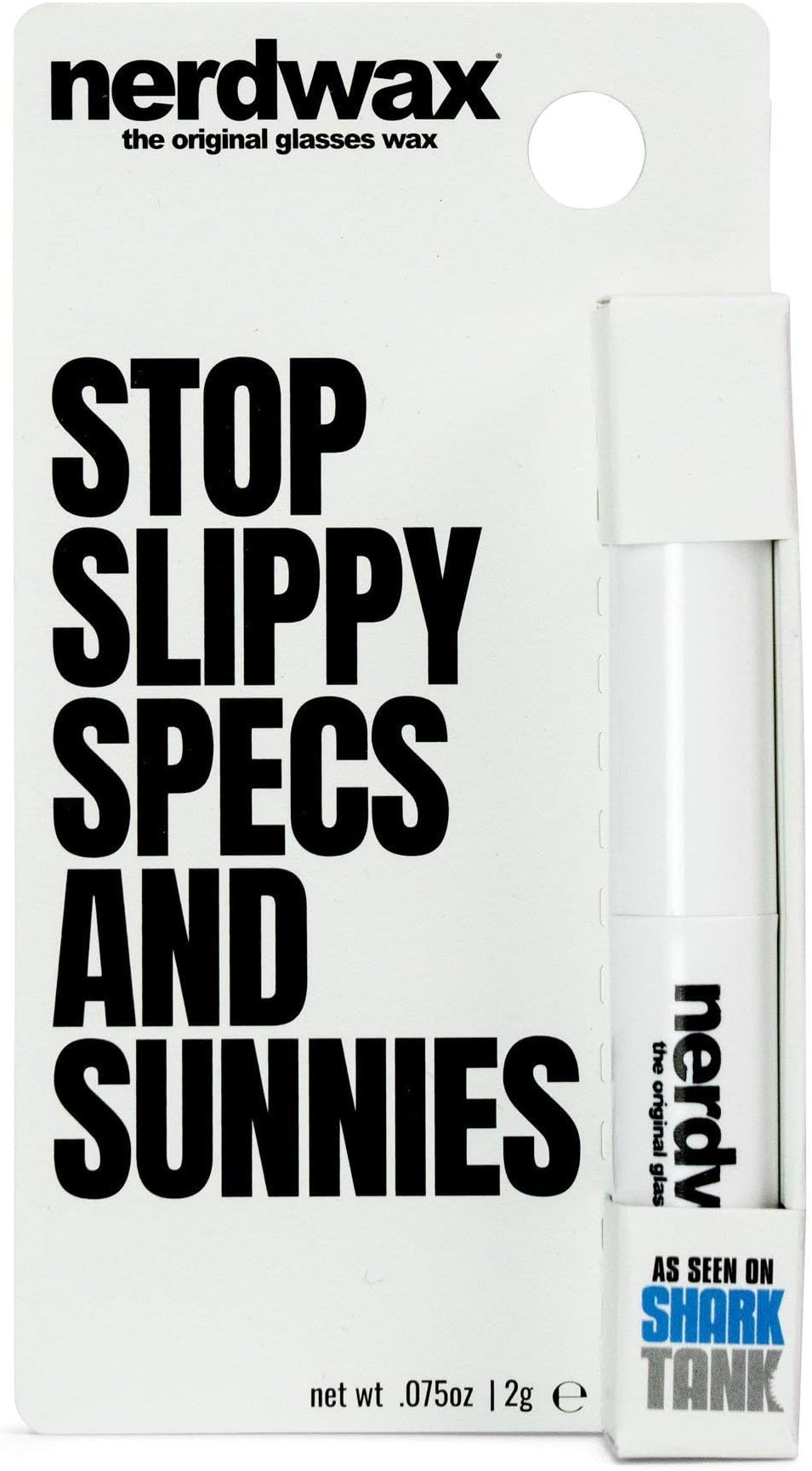 New Nerdwax Slimline Design - Single | Stop Slipping Glasses as Seen on Shark Tank