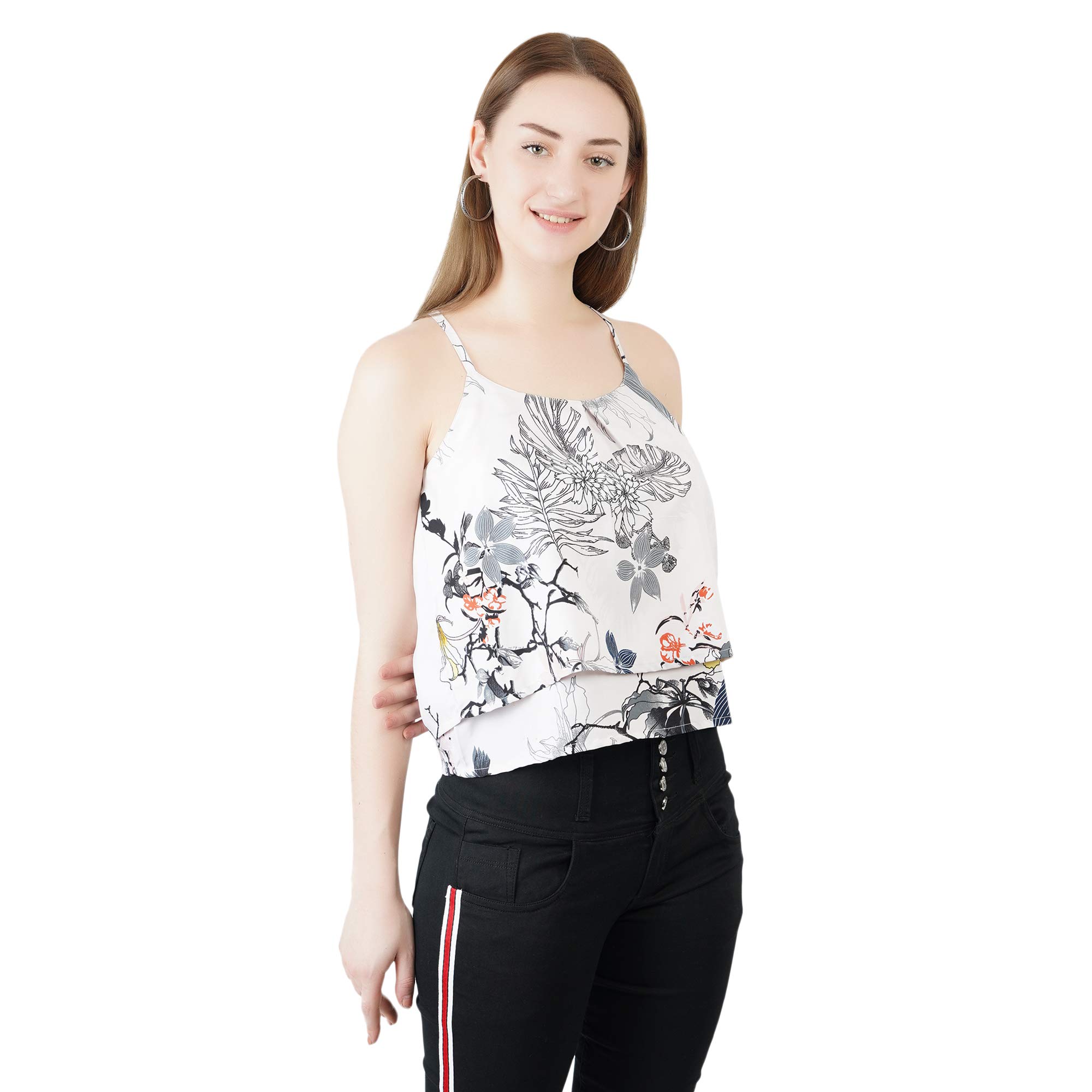 indietoga Women's Printed Tiered Casual Tank Tops (X-Small to Plus Sizes 7XL)-picture-48