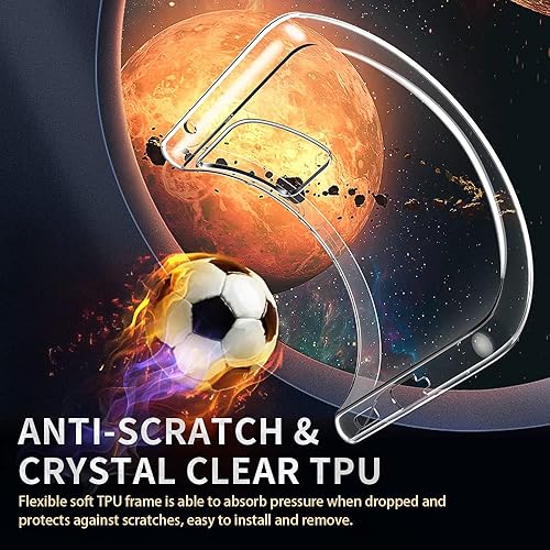 Miniatura 4 de Funda transparente para Samsung Galaxy A53. Funda protectora de silicona TPU de plástico transparente para Samsung A53 resistente a los arañazos